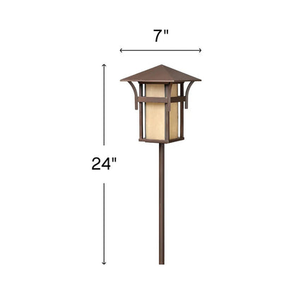Harbor Outdoor Path Light - line drawing.