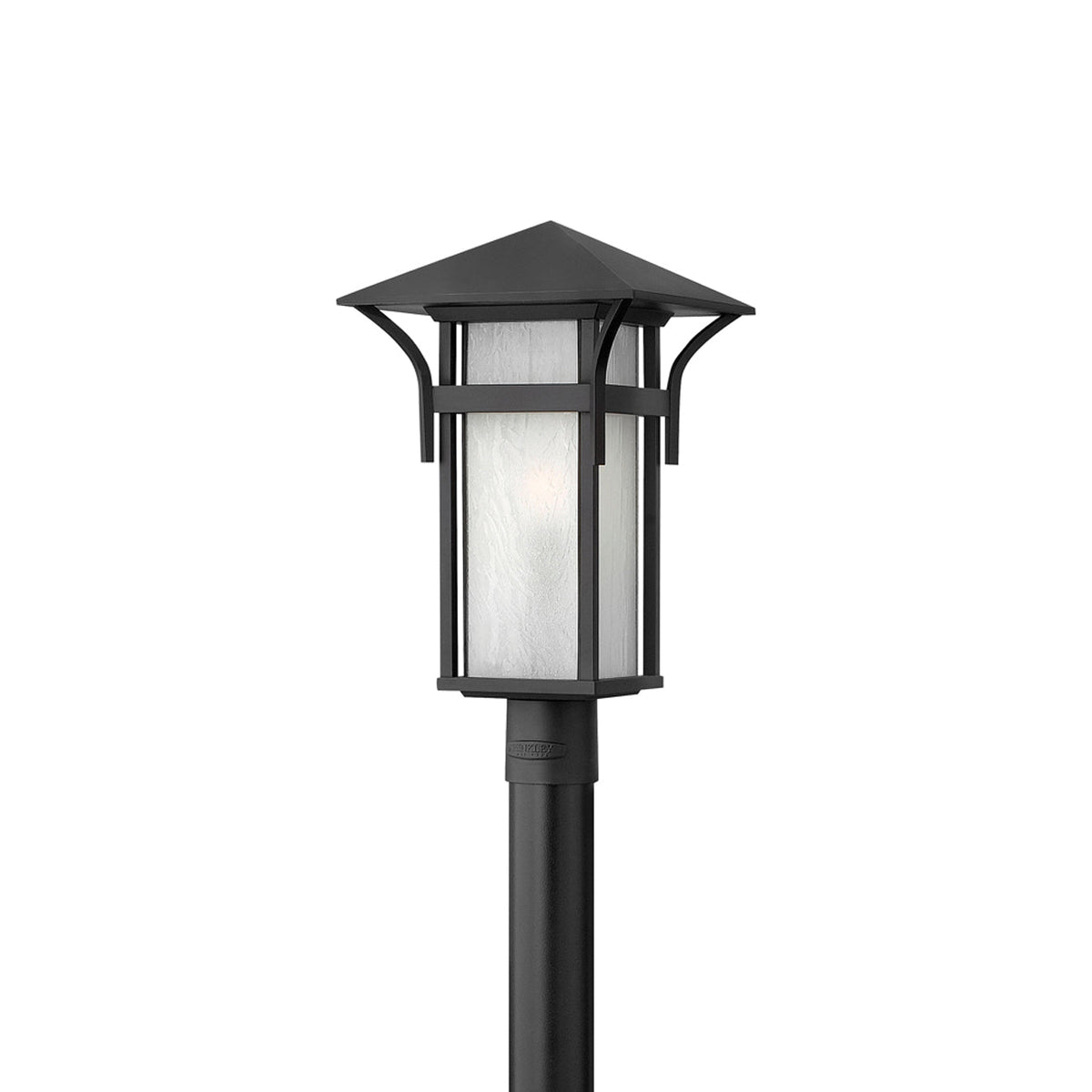 Harbor Outdoor Post Light in Satin Black.