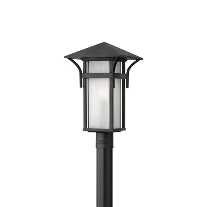 Harbor Outdoor Post Light in Satin Black.