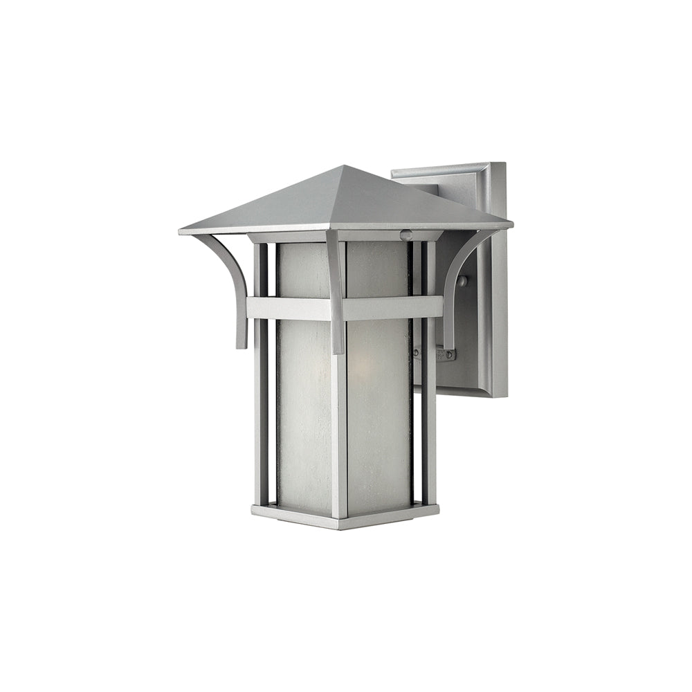Harbor Outdoor Wall Light in Titanium (10.5-Inch).