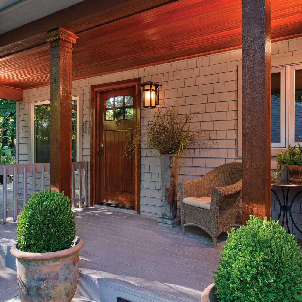 Harbor Outdoor Wall Light in Outside Area.