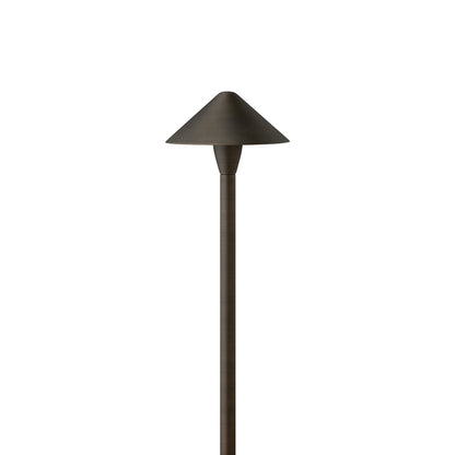 Hardy Island Classic LED Path Light in Brass Satin Black (Large).