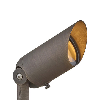 Hardy Island Lumacore Outdoor Spot Light in Matte Bronze.
