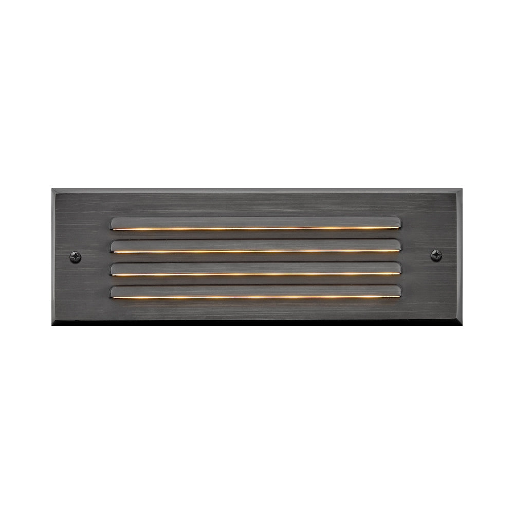 Hardy Island Outdoor LED Louvered Step Light in Detail.
