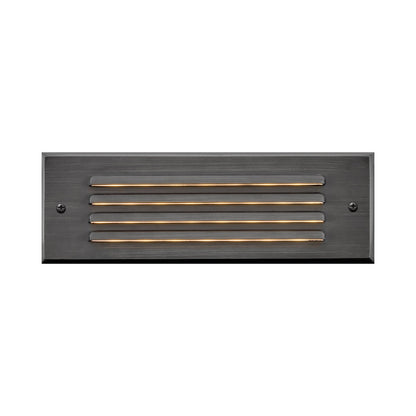 Hardy Island Outdoor LED Louvered Step Light in Detail.