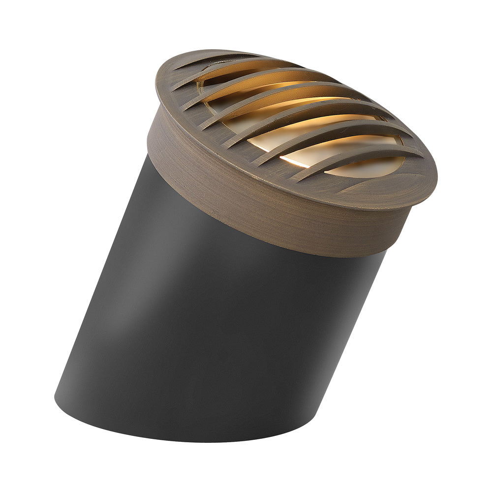 Hardy Island Par36 Outdoor Well Light in Rock Guard.