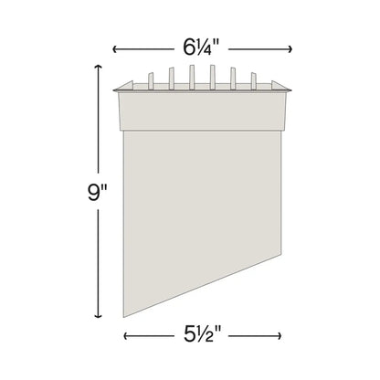 Hardy Island Par36 Outdoor Well Light - line drawing.