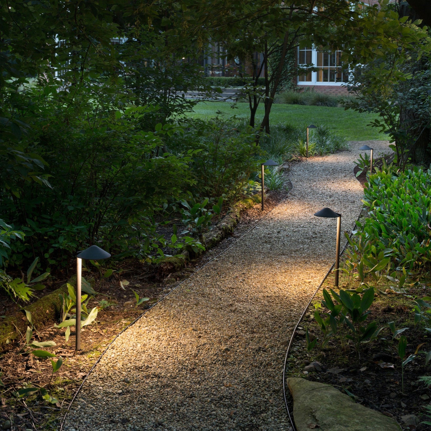 Hardy Island Side Mount LED Path Light Outside Area.