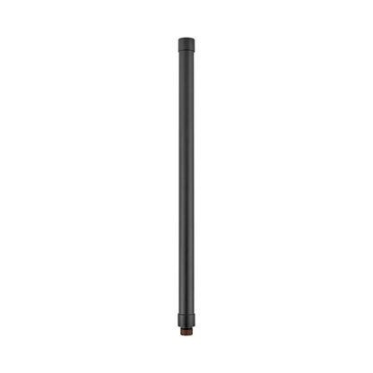 Hardy Island Stem in Brass Satin Black (18-Inch).