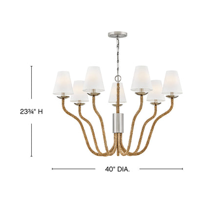 Harwich Chandelier - line drawing.