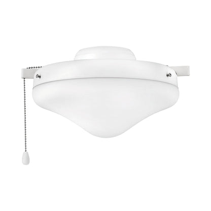 Heirloom Glass Light Kit in Chalk White.