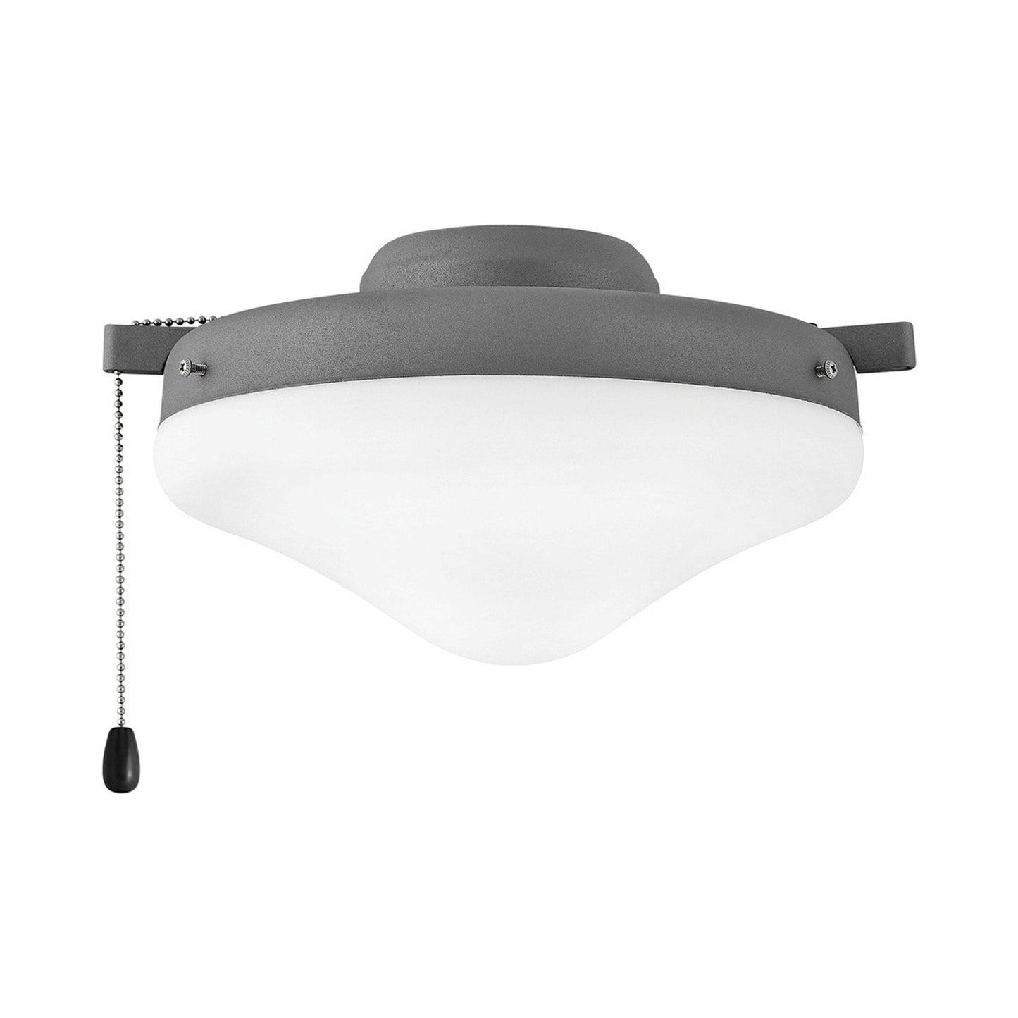 Heirloom Glass Light Kit in Graphite.