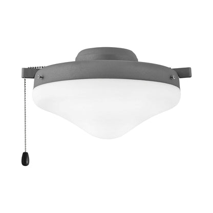 Heirloom Glass Light Kit in Graphite.