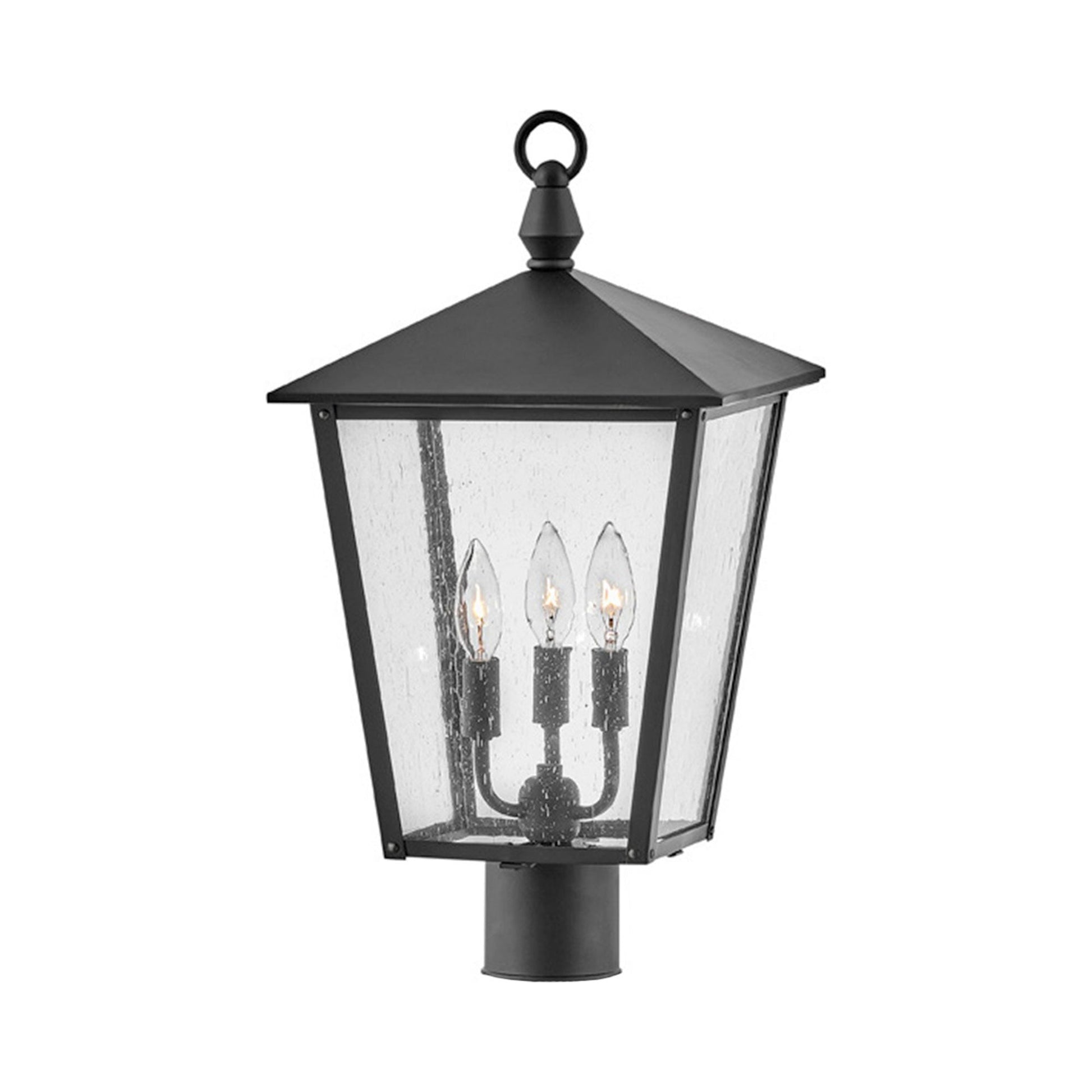 Huntersfield Outdoor Post Light in Black.
