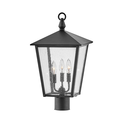 Huntersfield Outdoor Post Light in Black.