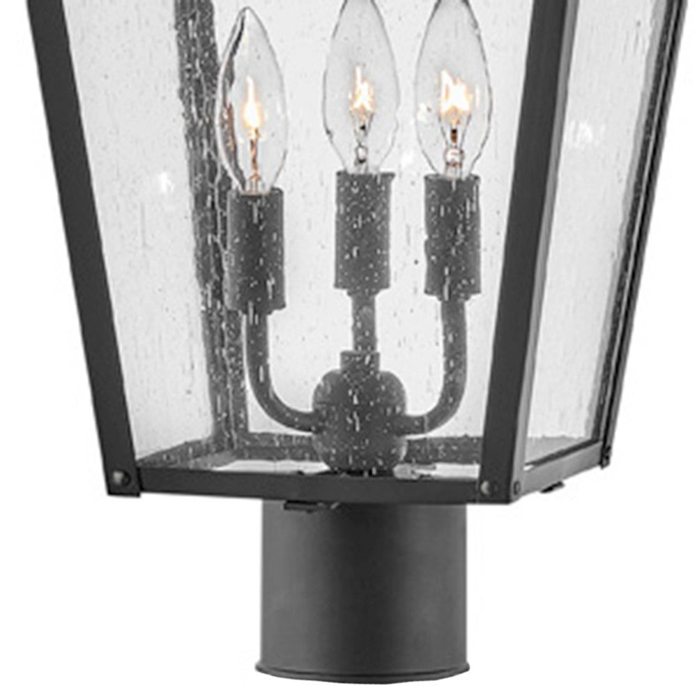 Huntersfield Outdoor Post Light in Detail.
