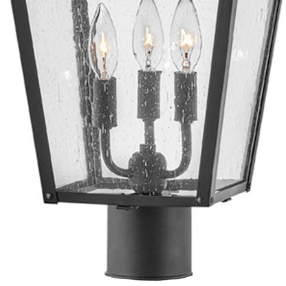 Huntersfield Outdoor Post Light in Detail.