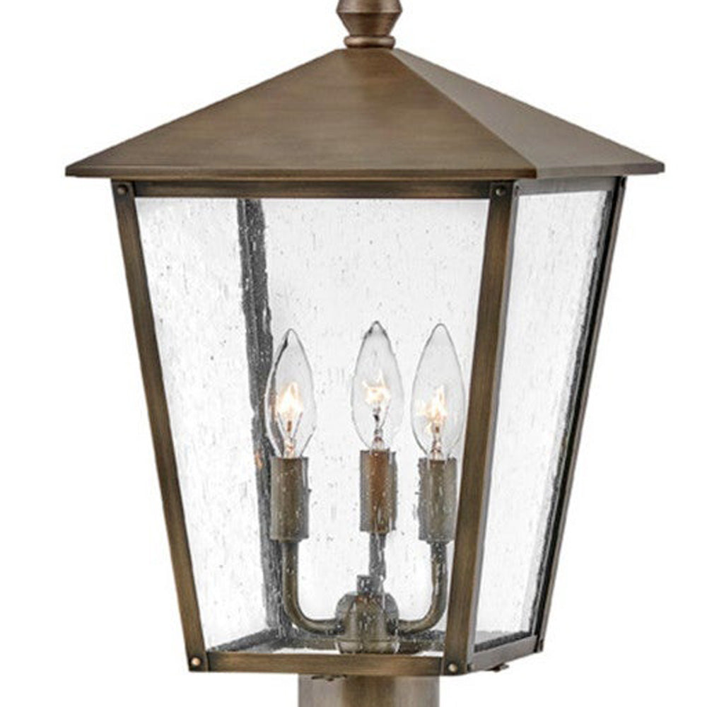 Huntersfield Outdoor Post Light in Detail.