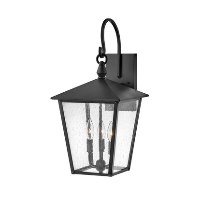 Huntersfield Outdoor Wall Light in Black (23-Inch).