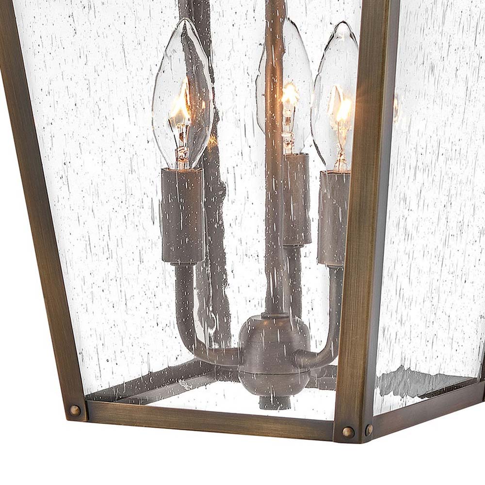 Huntersfield Outdoor Wall Light in Detail.