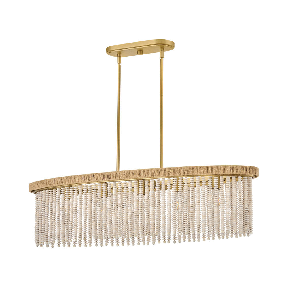 Indra Linear Pendant Light in Detail.