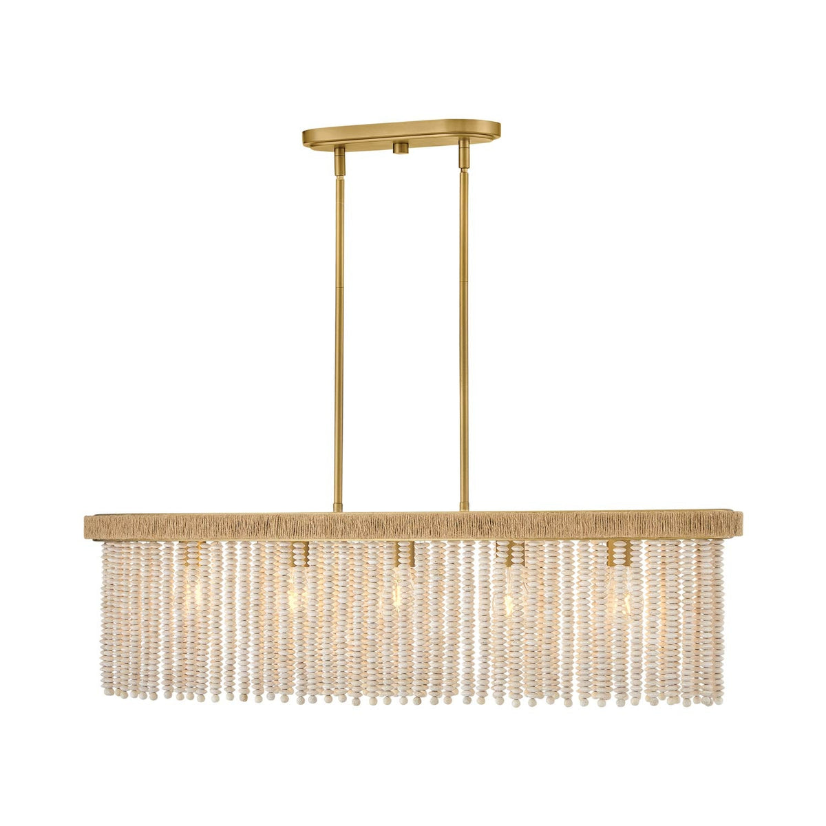 Indra Linear Pendant Light in Detail.