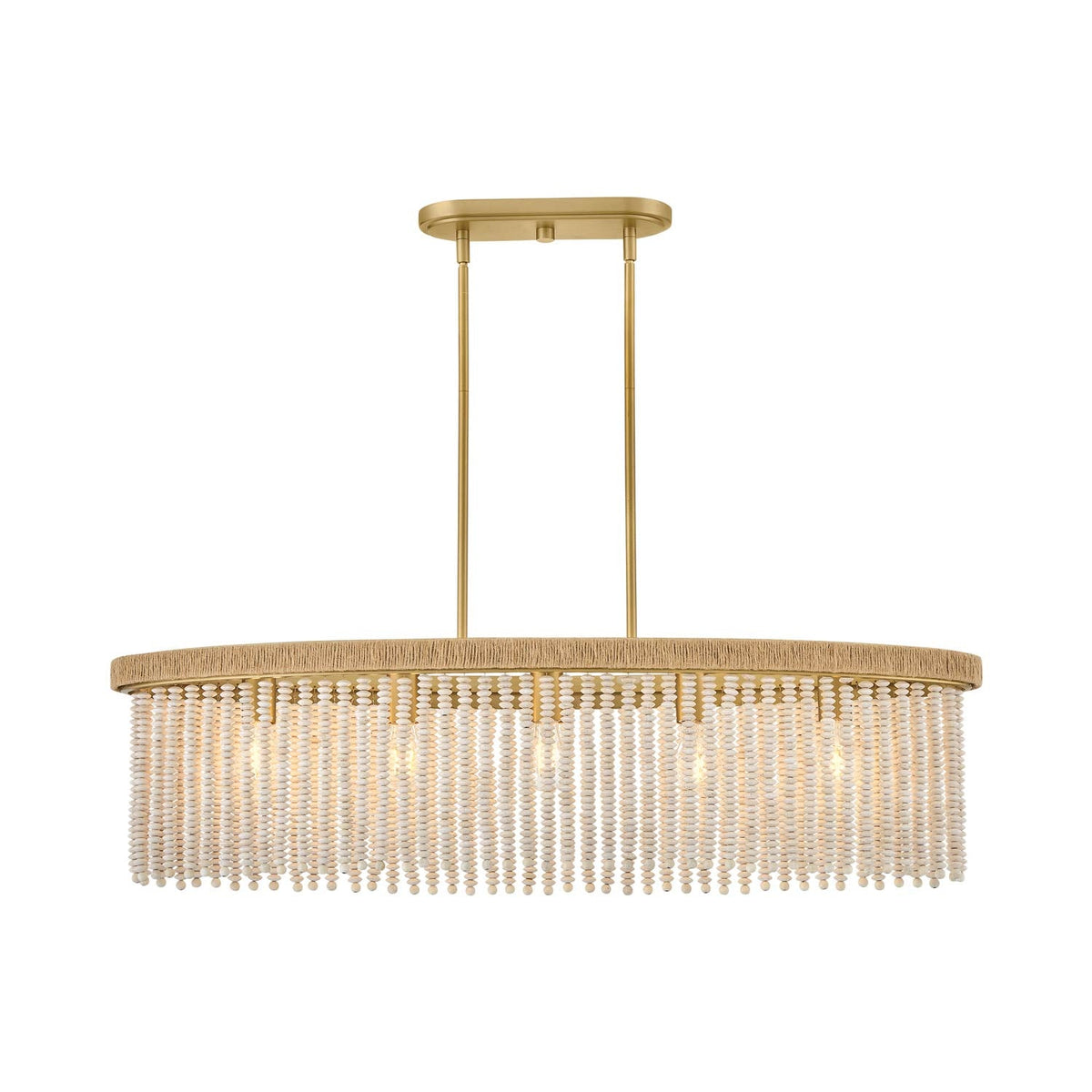 Indra Linear Pendant Light in Detail.