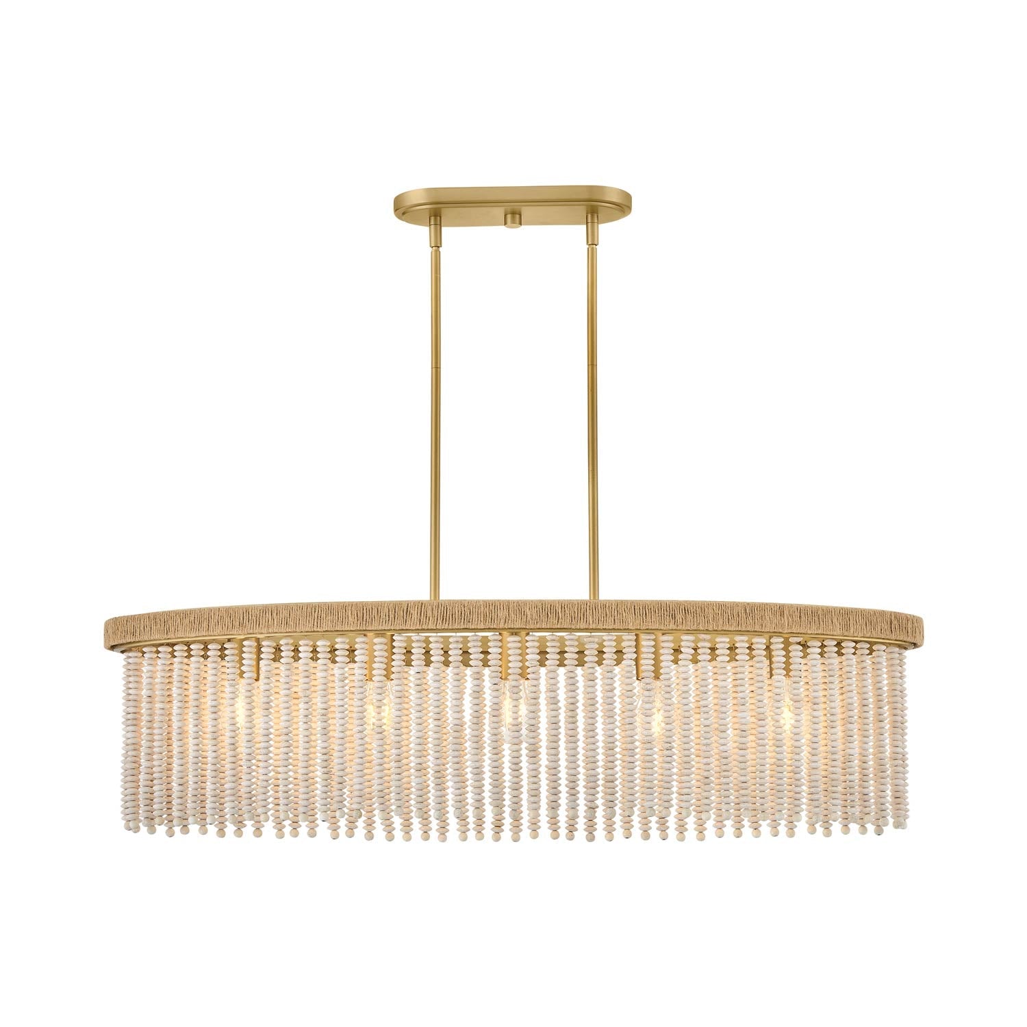 Indra Linear Pendant Light in Detail.
