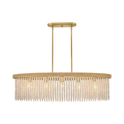 Indra Linear Pendant Light in Detail.