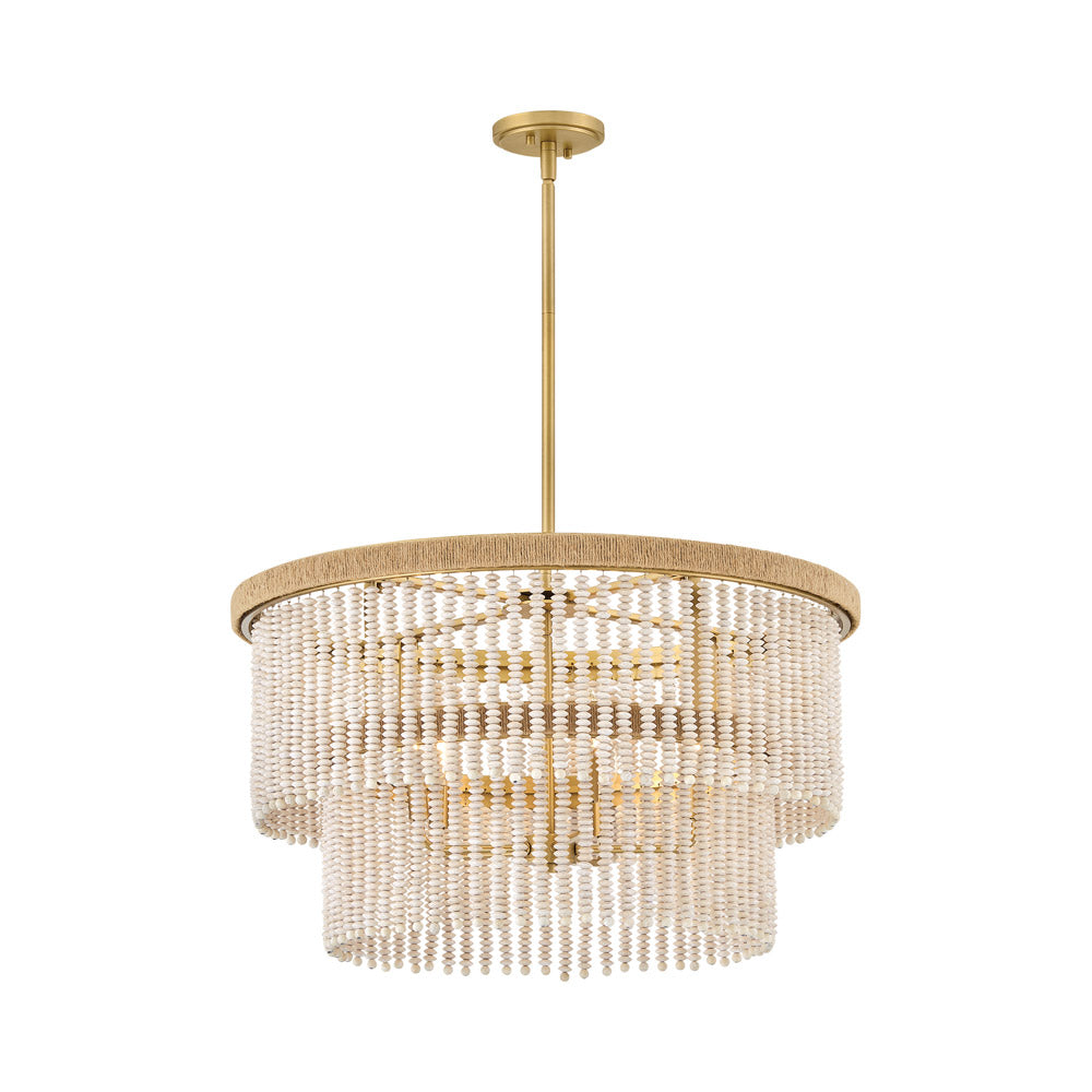Indra Semi Flush Convertible Pendant Light (28.25-Inch).