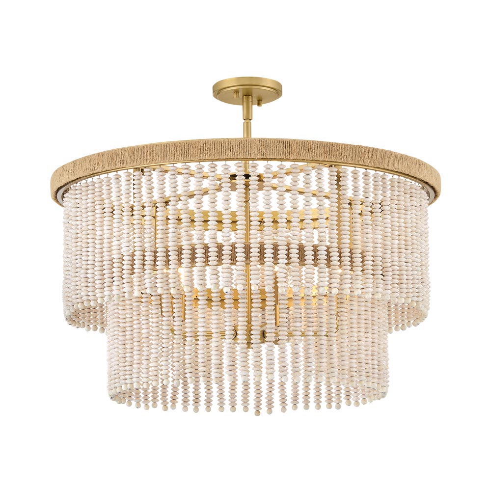 Indra Semi Flush Convertible Pendant Light in Detail.