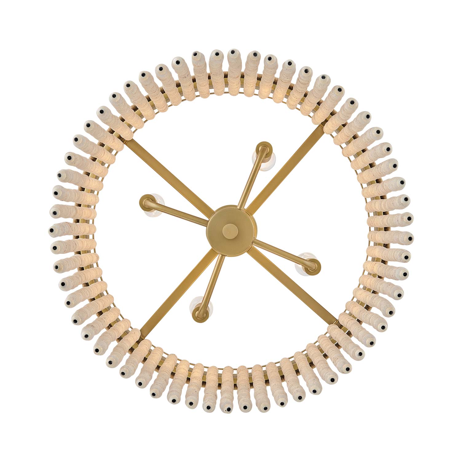 Indra Semi Flush Convertible Pendant Light in Detail.