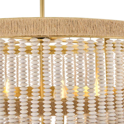 Indra Semi Flush Convertible Pendant Light in Detail.