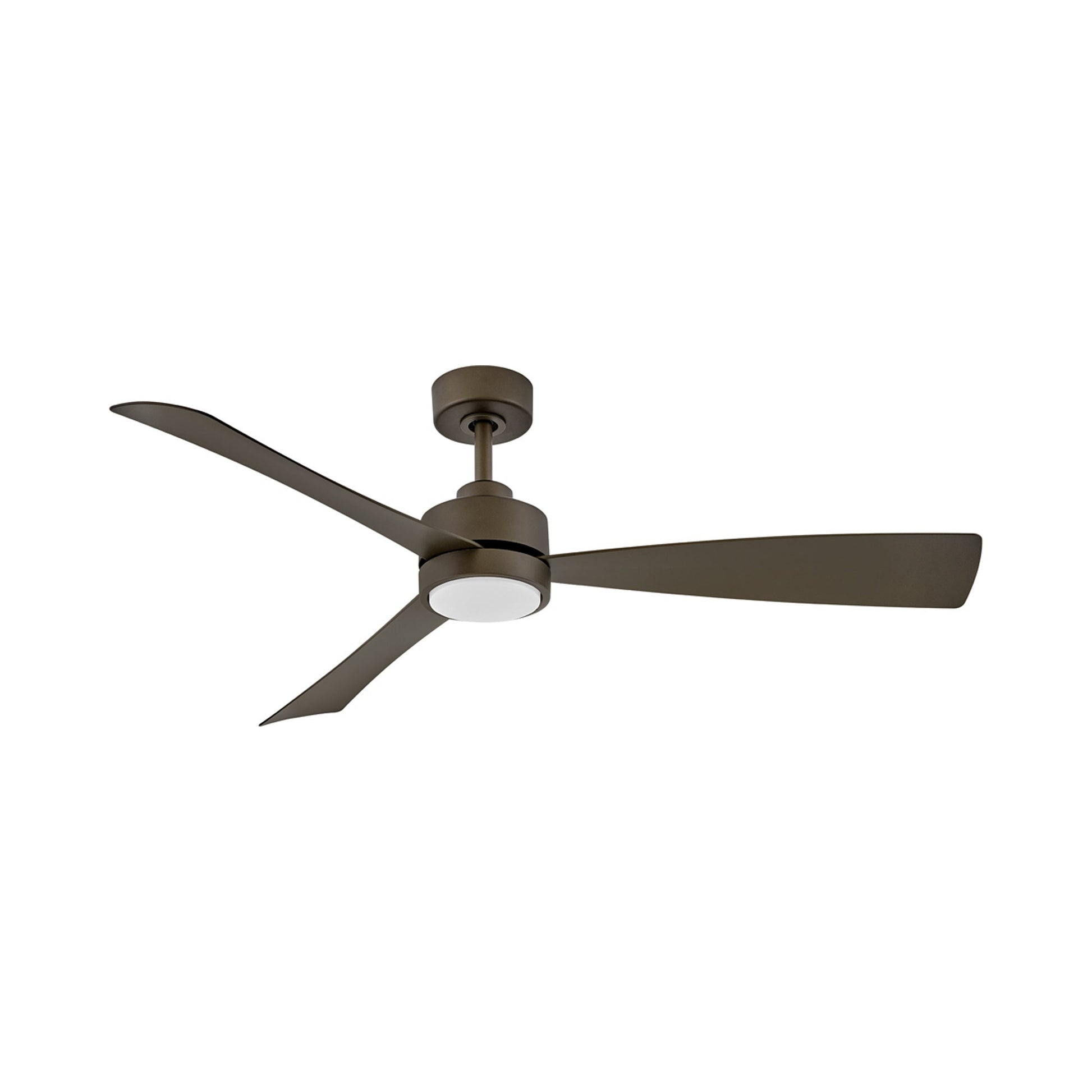 Iver LED Smart Ceiling Fan in Metallic Matte Bronze.