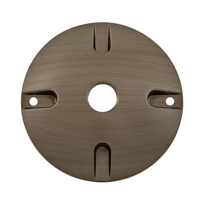 Junction Box Cover in Matte Bronze.