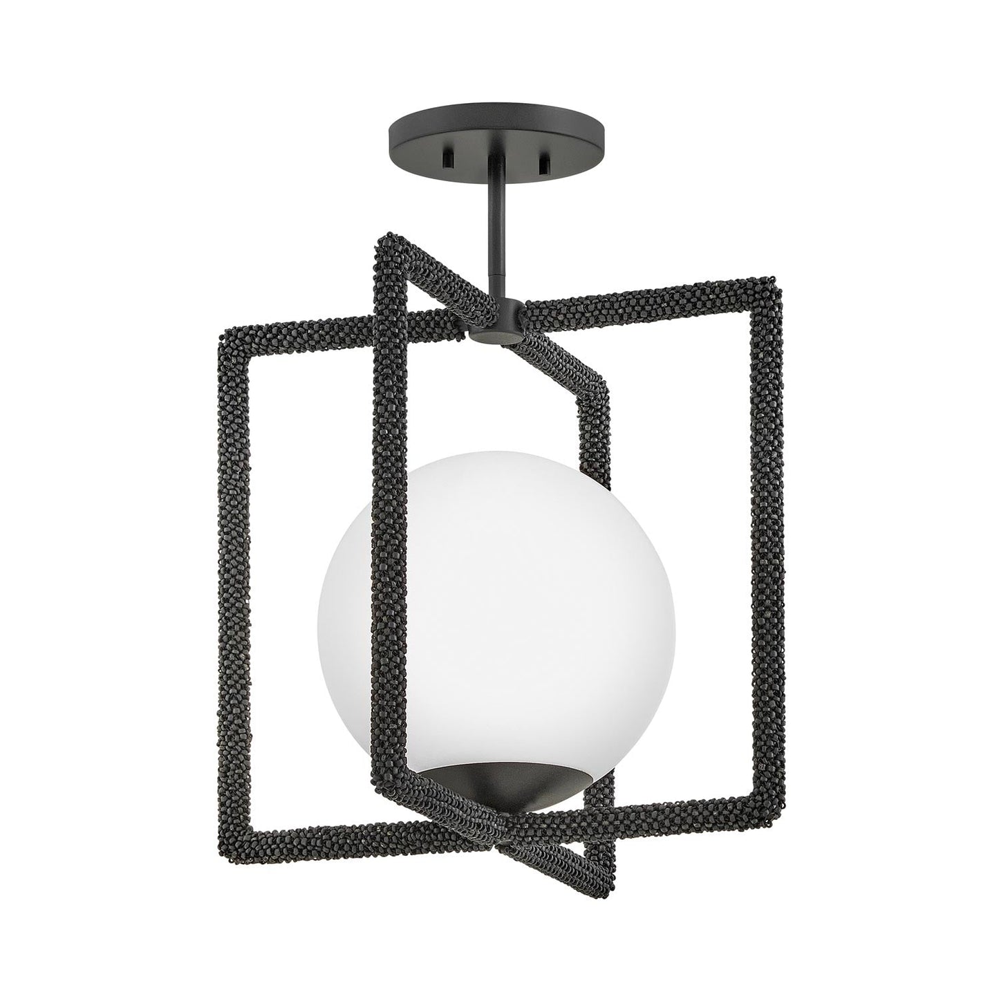 Keona Semi Flush Mount Ceiling Light in Detail.