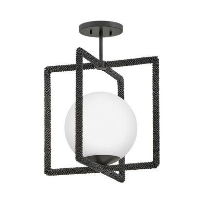 Keona Semi Flush Mount Ceiling Light in Detail.