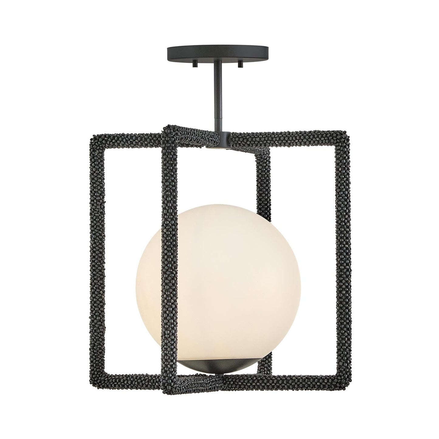 Keona Semi Flush Mount Ceiling Light in Detail.