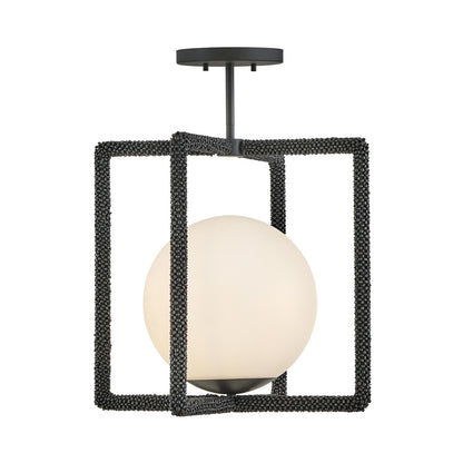 Keona Semi Flush Mount Ceiling Light in Detail.
