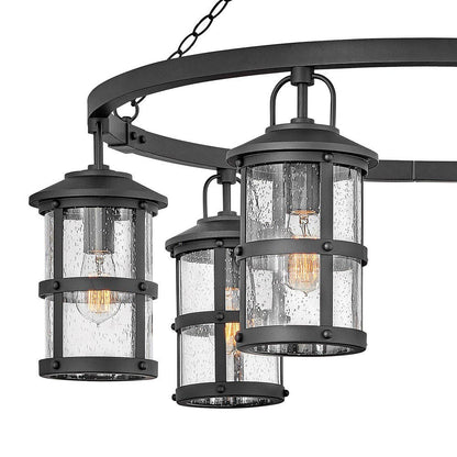 Lakehouse Outdoor Chandelier in Detail.