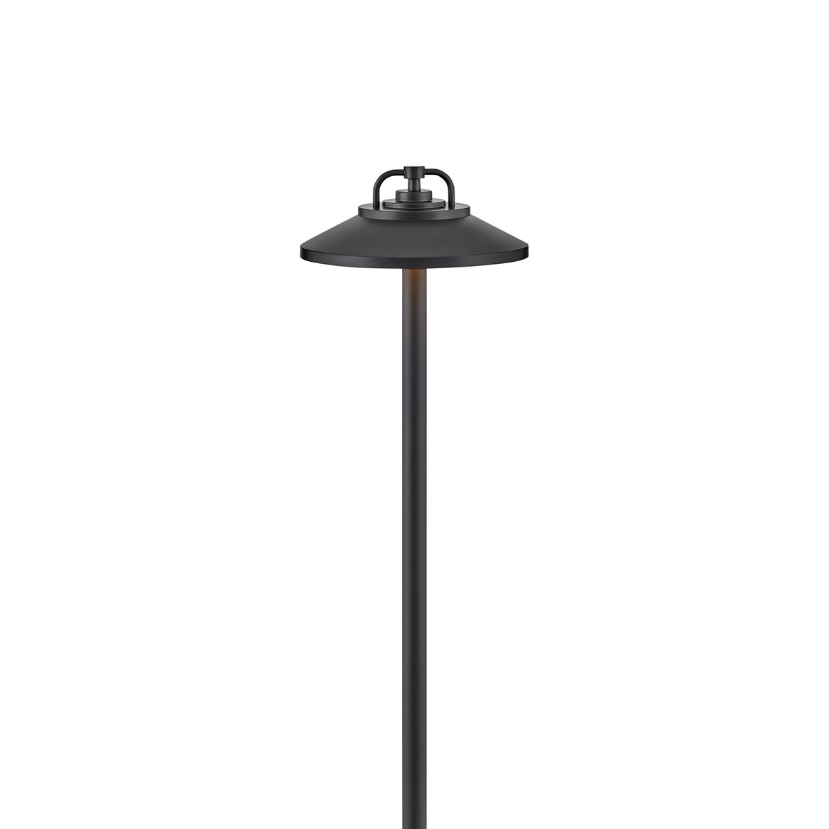 Lakehouse Outdoor LED Path Light in Black.