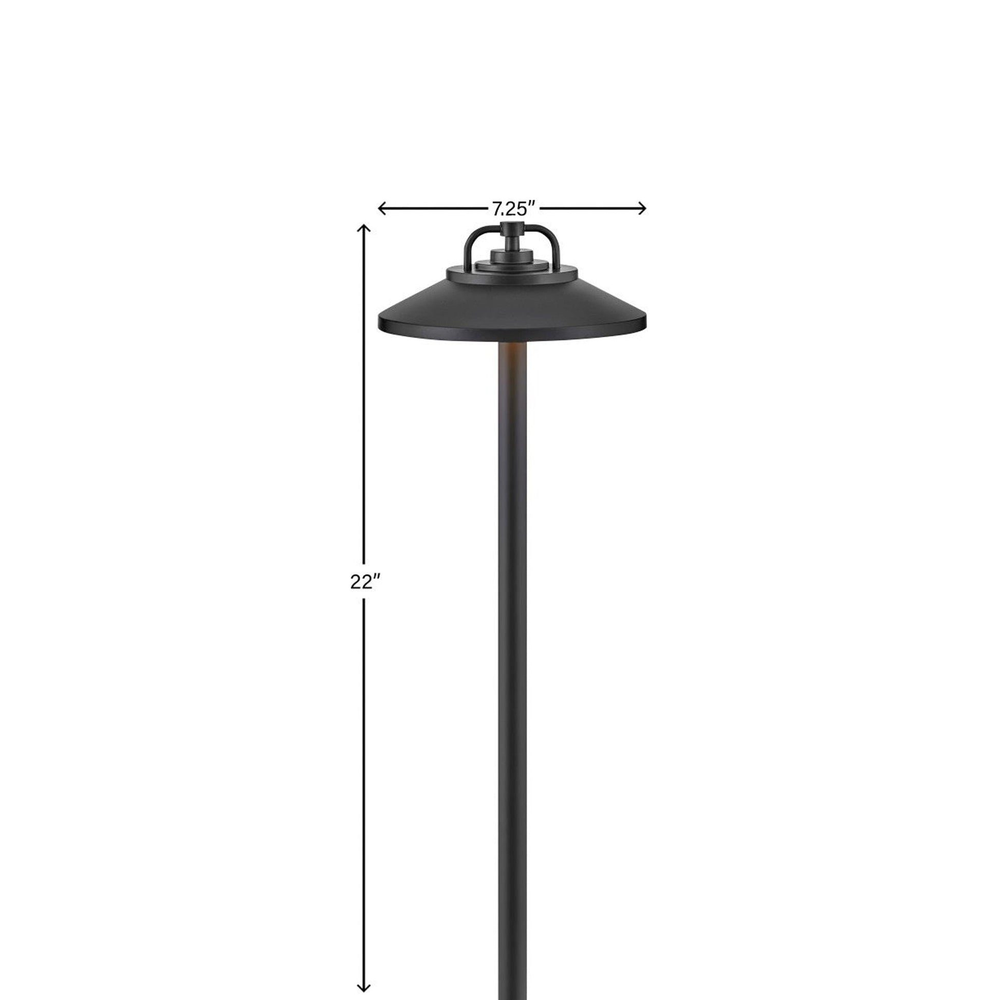 Lakehouse Outdoor LED Path Light - line drawing.
