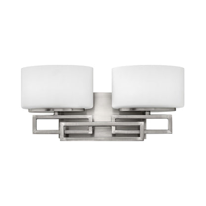 Lanza Bath Vanity Light in Antique Nickel (2-Light).