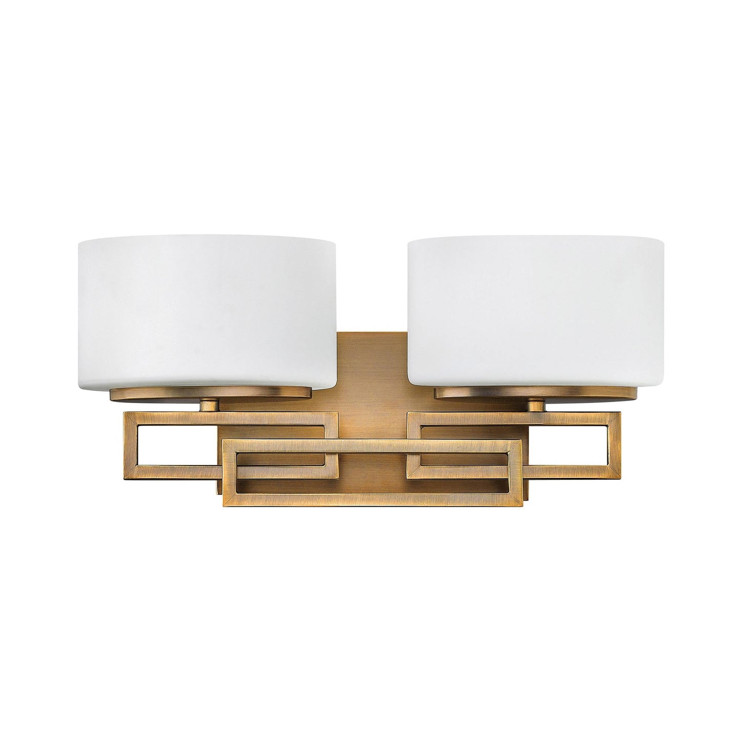 Lanza Bath Vanity Light in Brushed Bronze (2-Light).