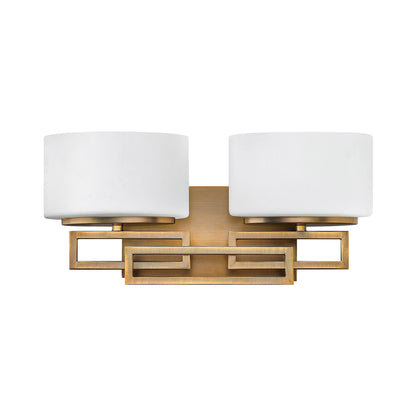 Lanza Bath Vanity Light in Brushed Bronze (2-Light).