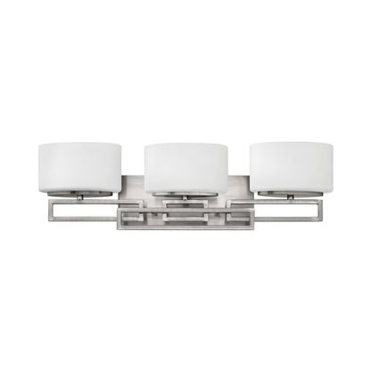 Lanza Bath Vanity Light in Antique Nickel (3-Light).