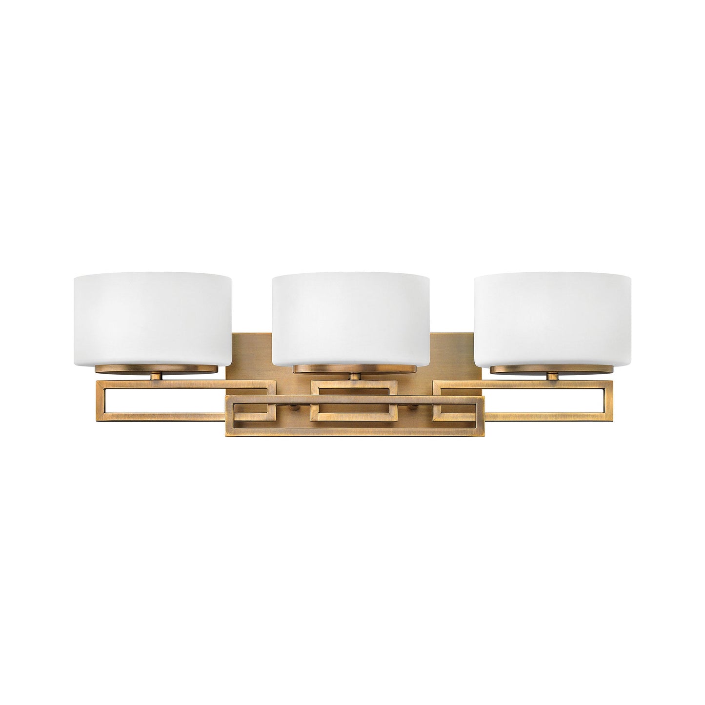 Lanza Bath Vanity Light in Brushed Bronze (3-Light).