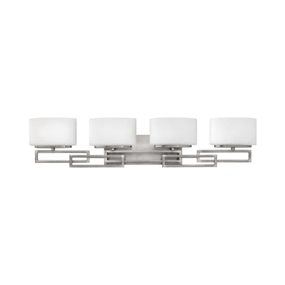 Lanza Bath Vanity Light in Antique Nickel (4-Light).