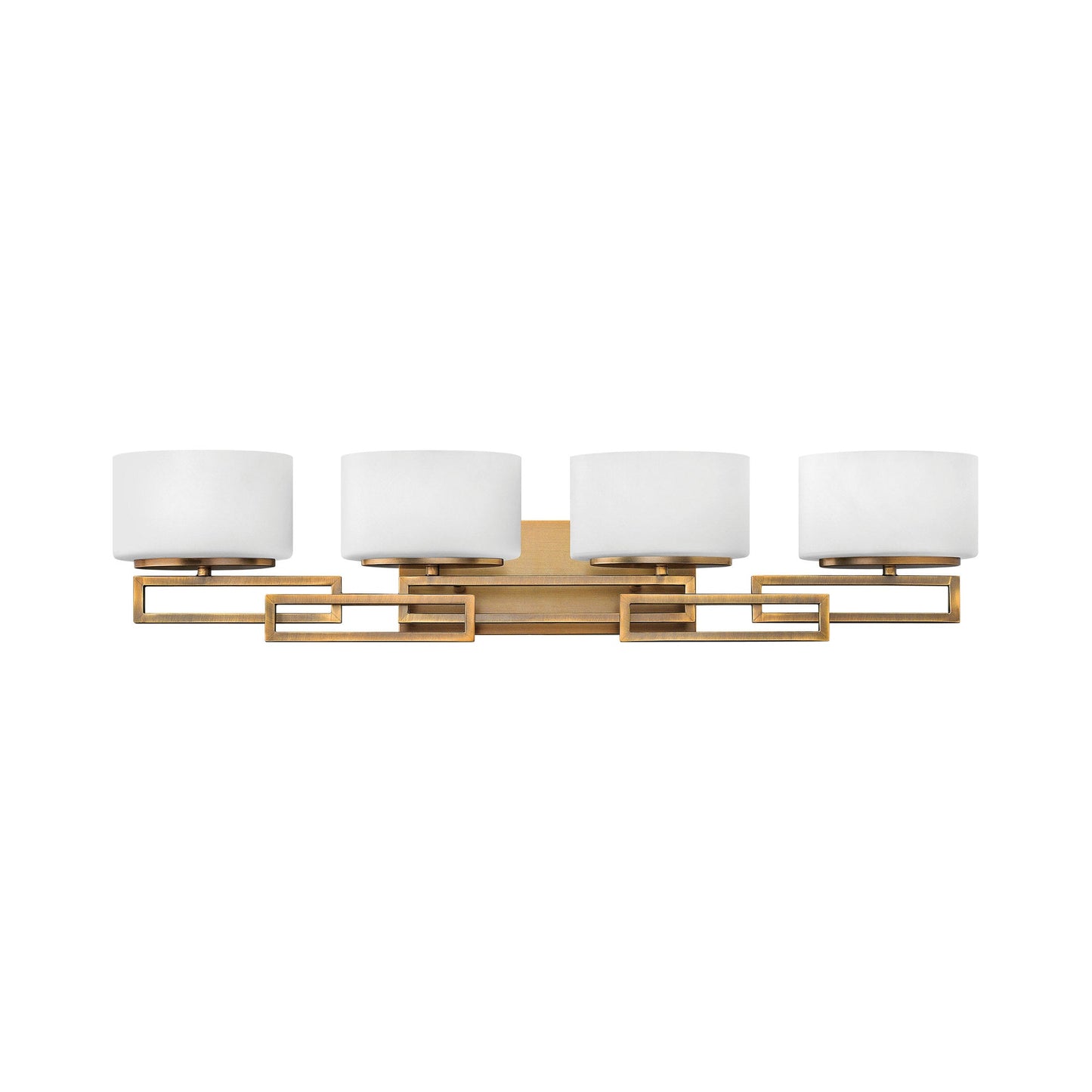 Lanza Bath Vanity Light in Brushed Bronze (4-Light).