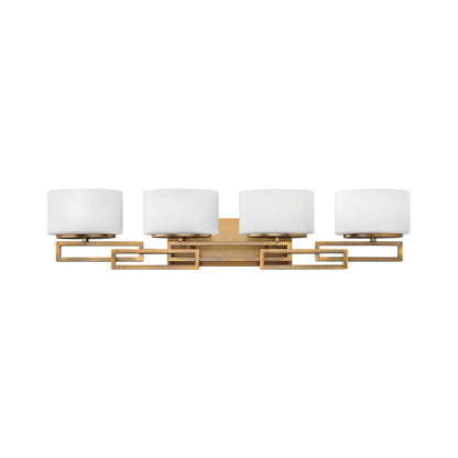 Lanza Bath Vanity Light in Brushed Bronze (4-Light).